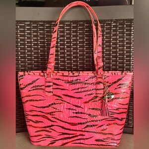 NWT Brahmin PINK FELINE Melbourne Medium Asher Tote
